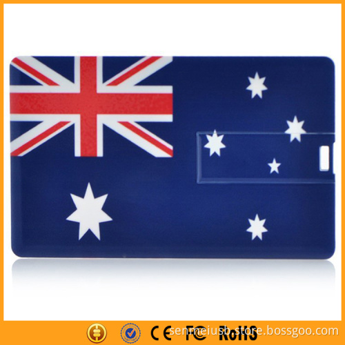Wholesale Ultra Slim Plastic Credit Card Pen Drive 8GB 16GB 32GB